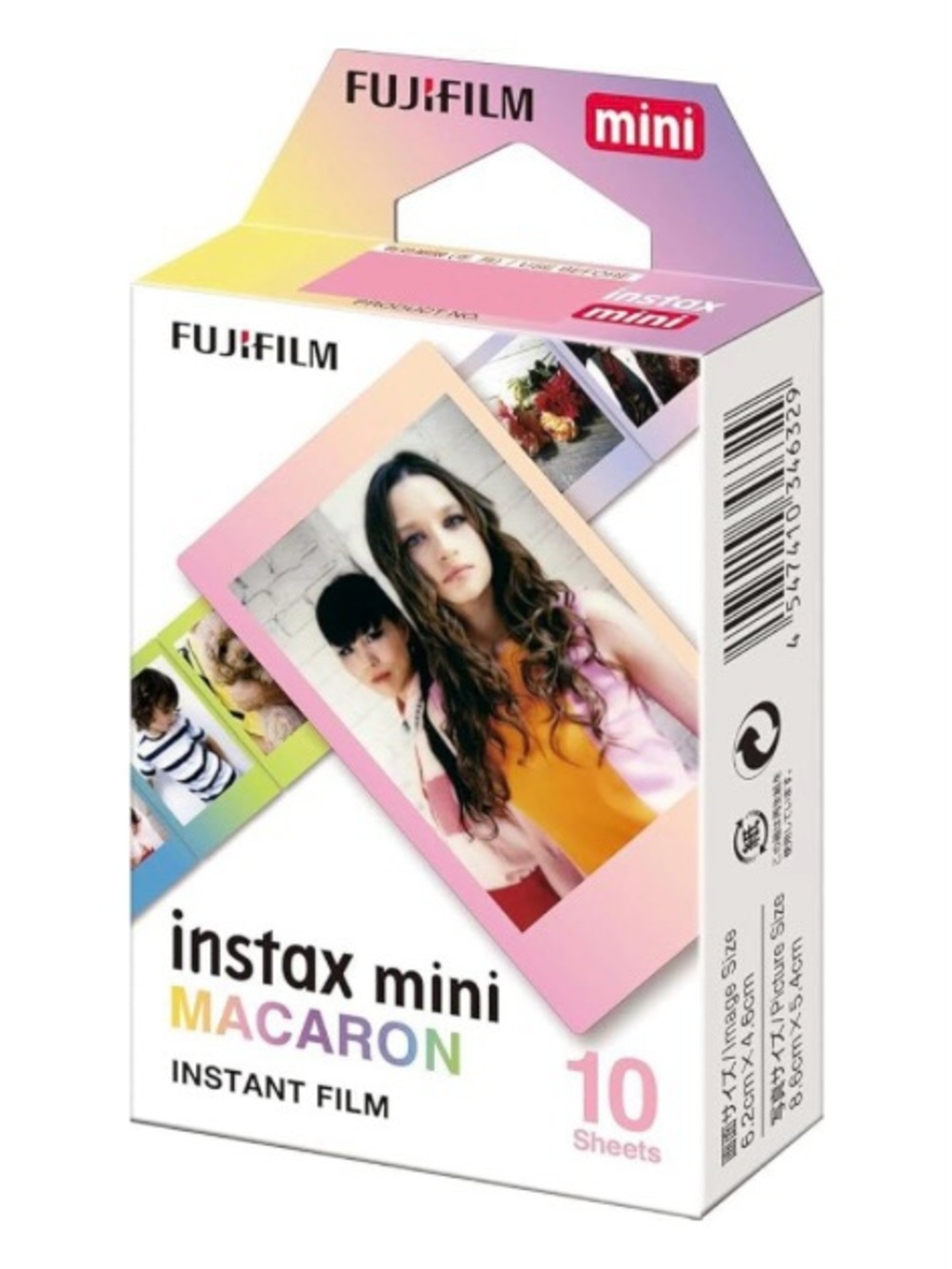 Fujifilm Instax Mini Pastel Macaron Instant Film | 10 pack